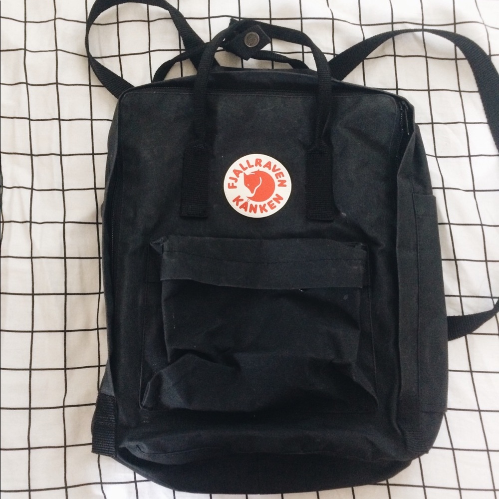 Fjallraven Kanken Black Backpack